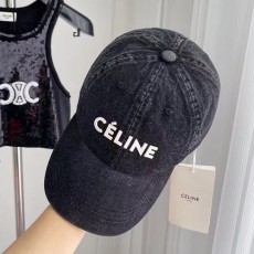 [커스텀급]CELINE 셀린느 로고 데님 볼캡 모자