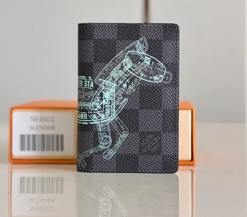 [커스텀급]루이비통 다미에 그라파이트 코뿔소 여권 스탬프 포켓 오가나이저