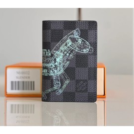 [커스텀급]루이비통 다미에 그라파이트 코뿔소 여권 스탬프 포켓 오가나이저